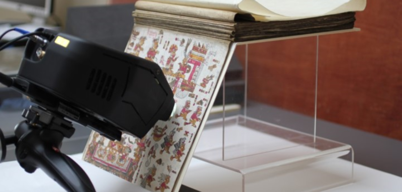 raman analysis codex bodley