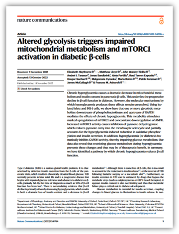 altered glycolysis