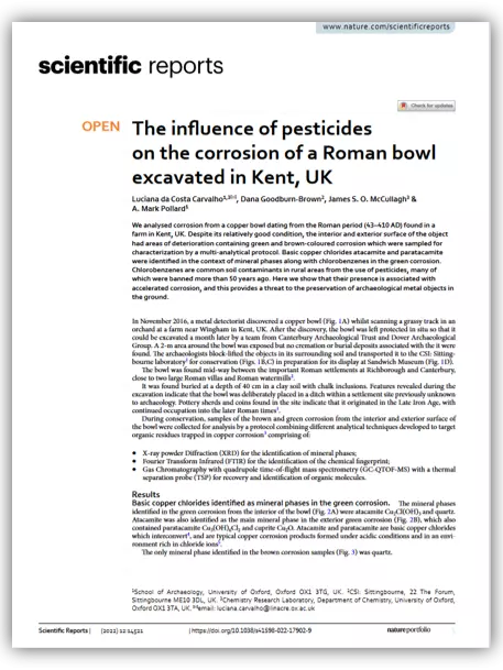 the influence of pesticides